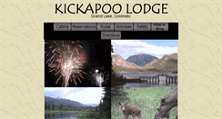 Desktop Screenshot of kickapoolodge.com